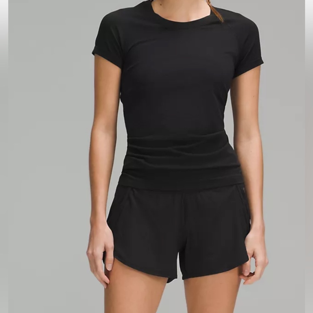 Lululemon Run Times Short 4" *Lined Size 6 Black